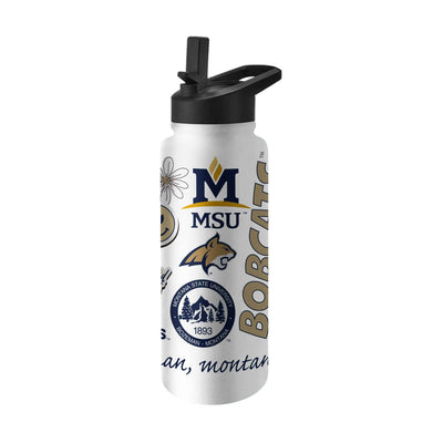 Montana State 34oz Native Quencher Bottle - Logo Brands