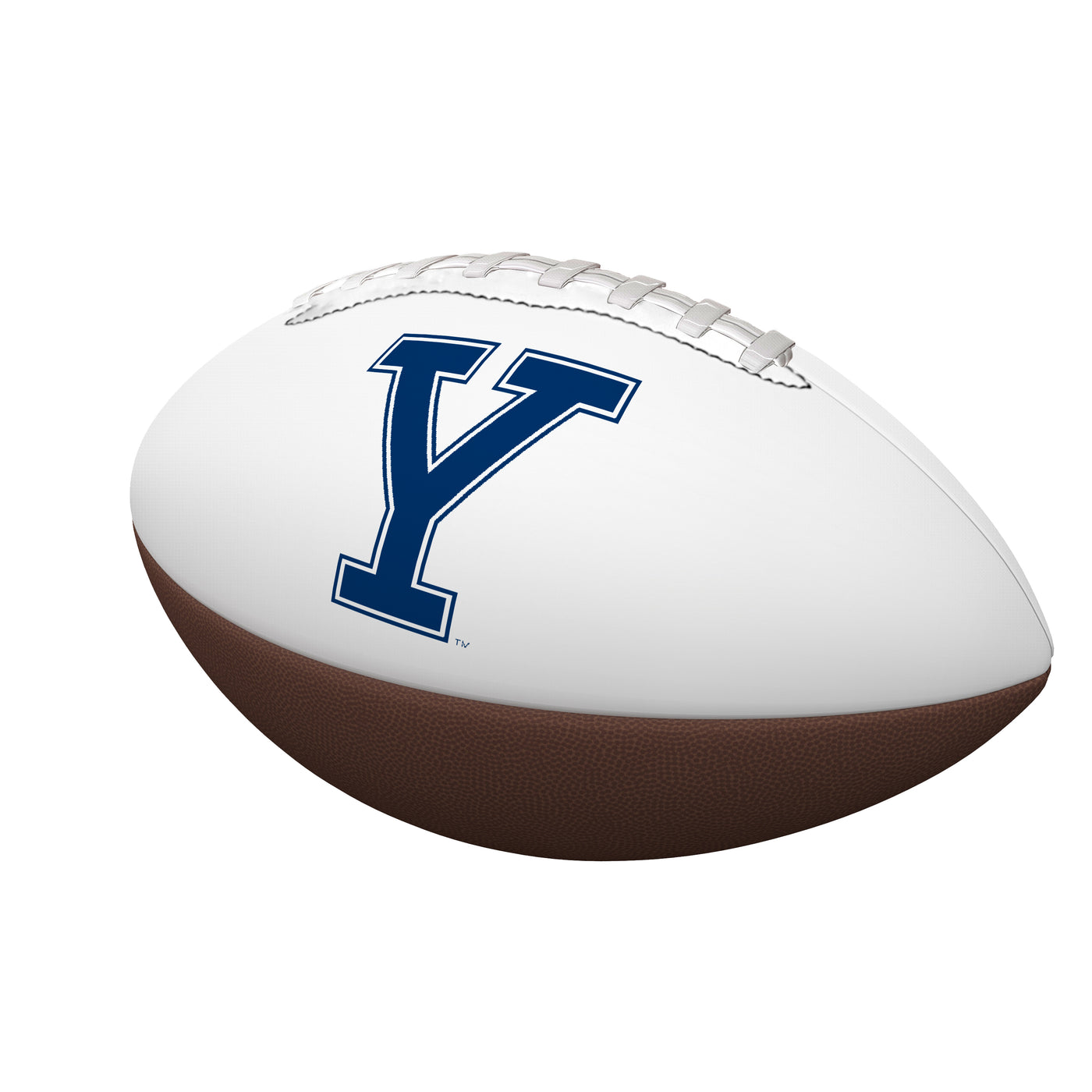 Yale Official-Size Autograph Football - Logo Brands