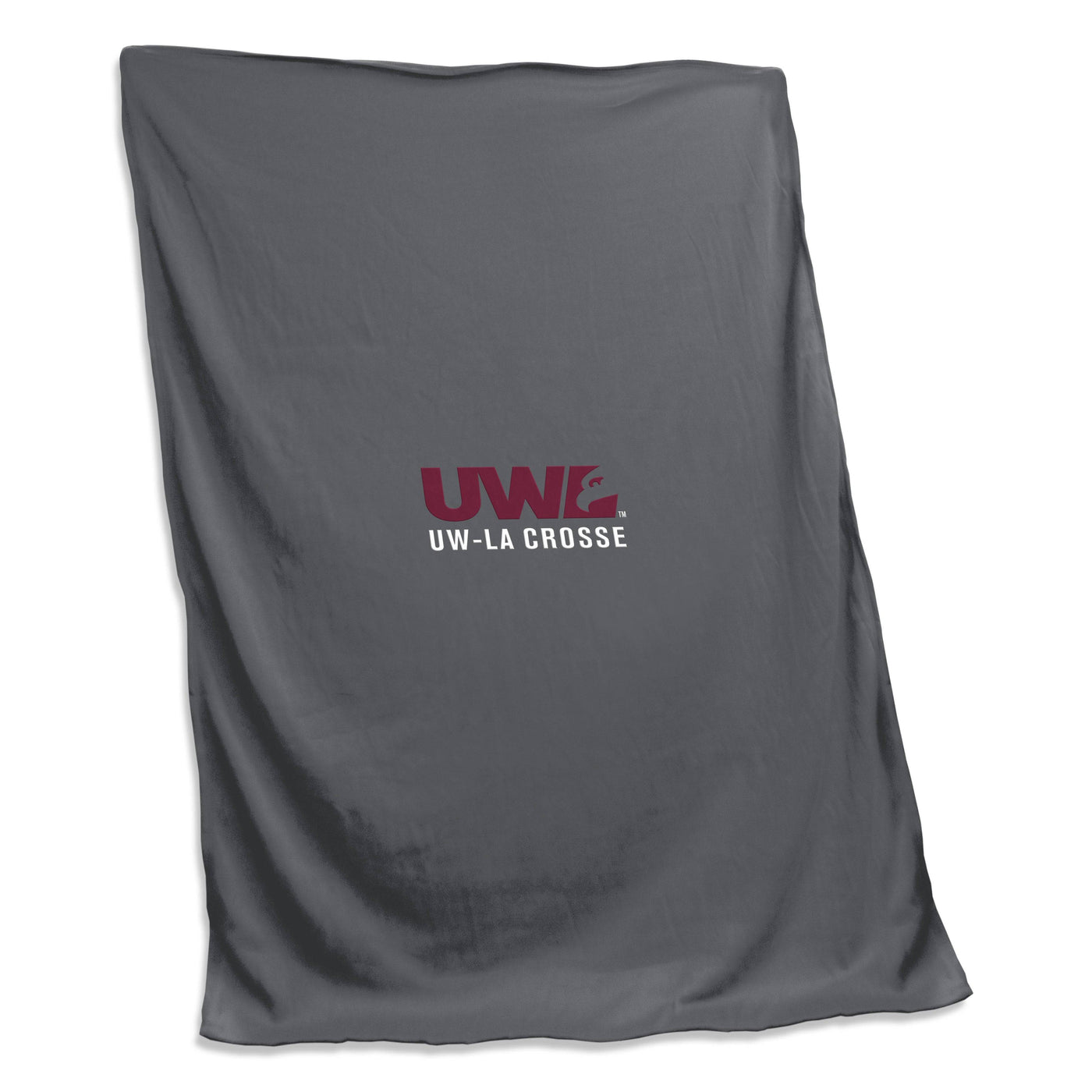 Wisconsin La Crosse Screened Sweatshirt Blanket