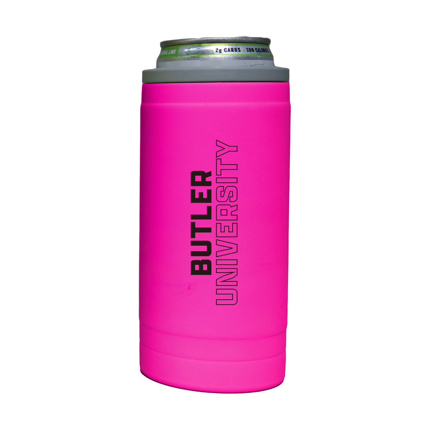 Butler 12oz Electric Stacked Soft Touch Slim Coolie - Logo Brands