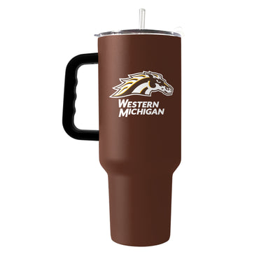 Western Michigan 40oz Flipside Powder Coat Tumbler - Logo Brands