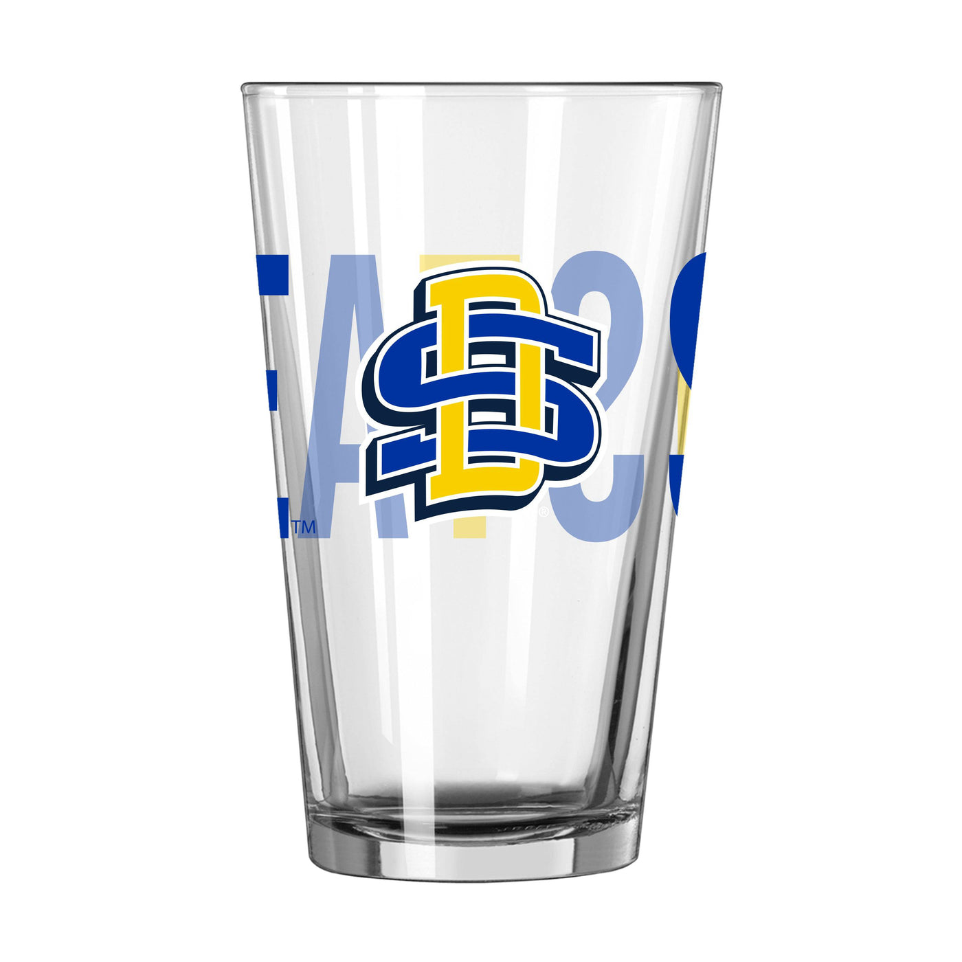 South Dakota State 16oz Overtime Pint Glass - Logo Brands