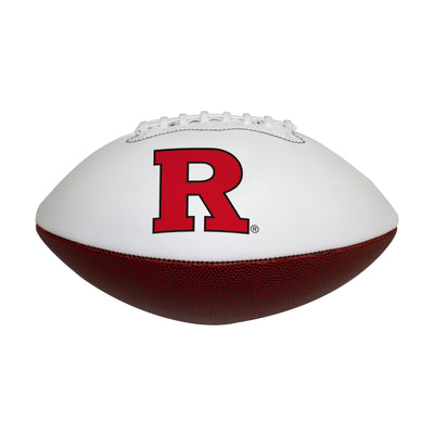 Rutgers Official-Size Autograph Football - Logo Brands