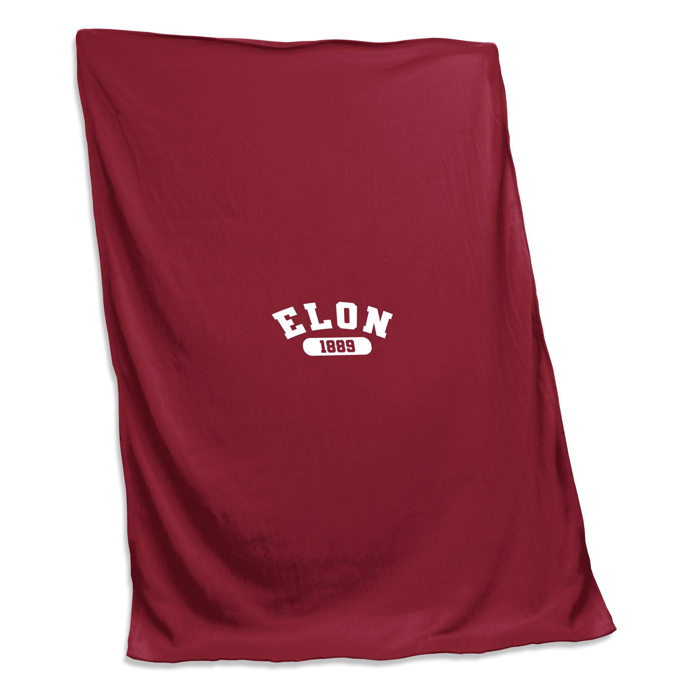 Elon University 1889 Screened Sweatshirt Blanket - Logo Brands