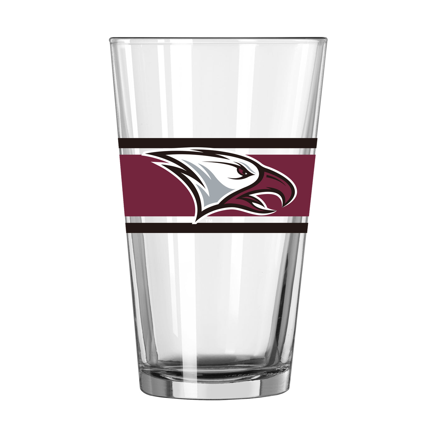 NC Central 16oz Stripe Pint Glass