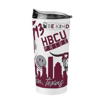 Texas Southern 20oz Native Powder Coat Tumbler - Logo Brands