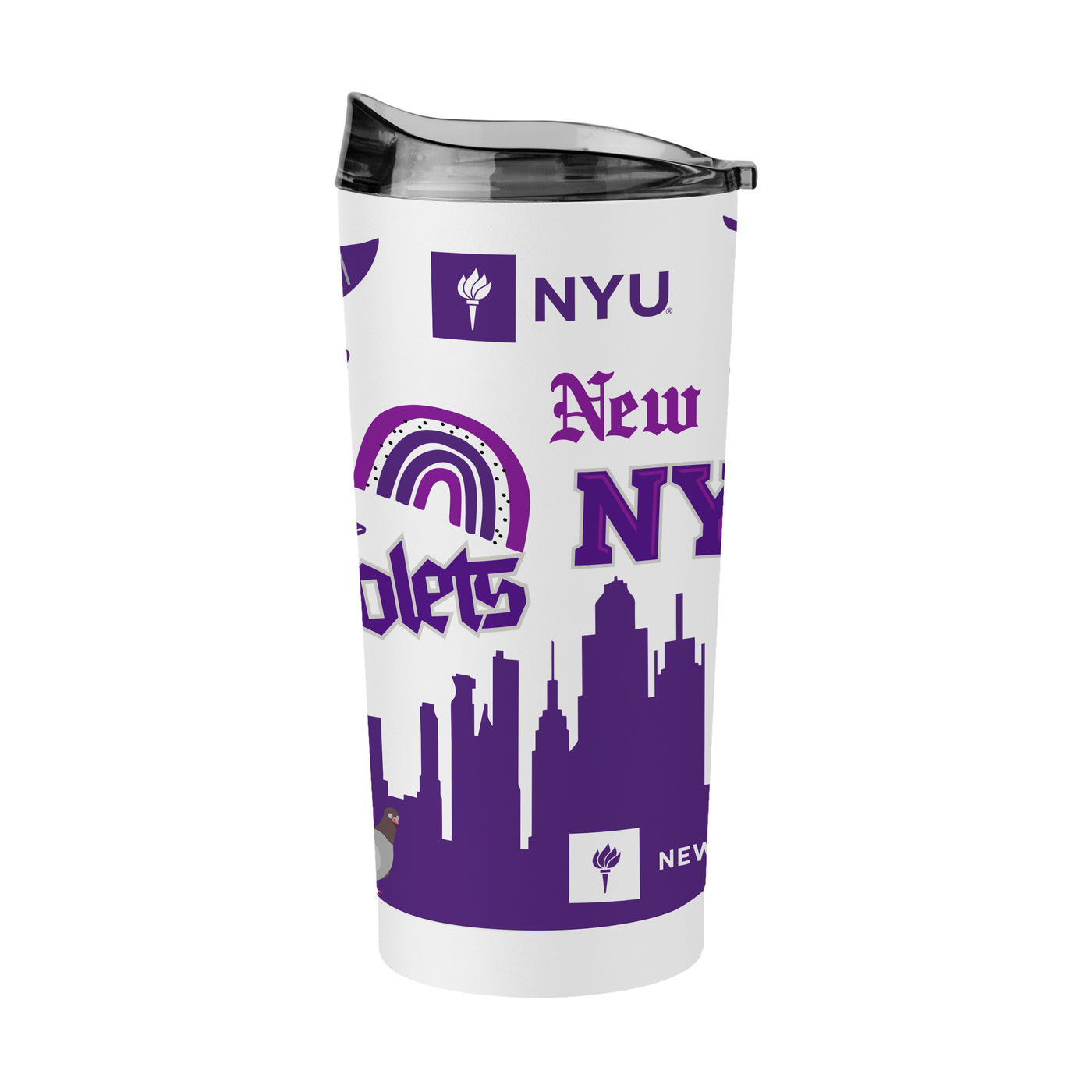 NYU 20oz Native Powder Coat Tumbler - Logo Brands