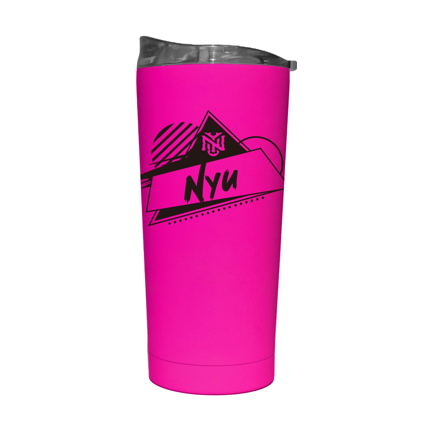 NYU 20oz Electric Rad Soft Touch Tumbler - Logo Brands