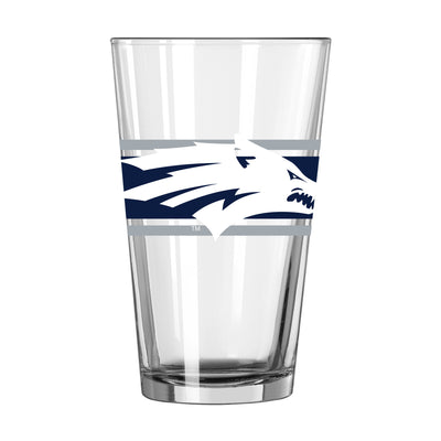 Nevada 16oz Stripe Pint Glass - Logo Brands