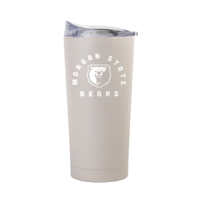 Morgan State 20oz Archway Sand Powder Coat Tumbler - Logo Brands