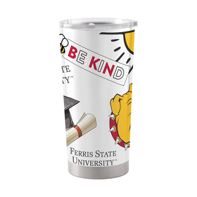 Ferris State 20oz Native Stainless Tumbler - Logo Brands