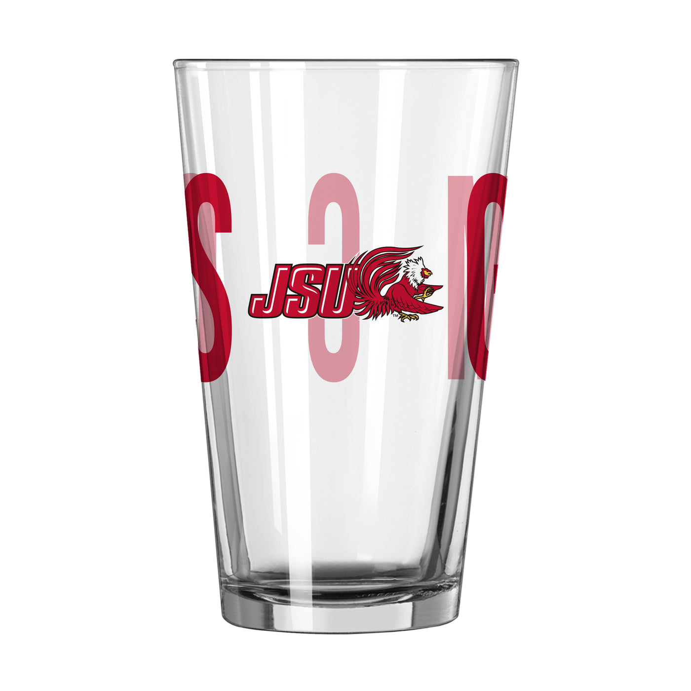 Jacksonville State 16oz Overtime Pint Glass - Logo Brands