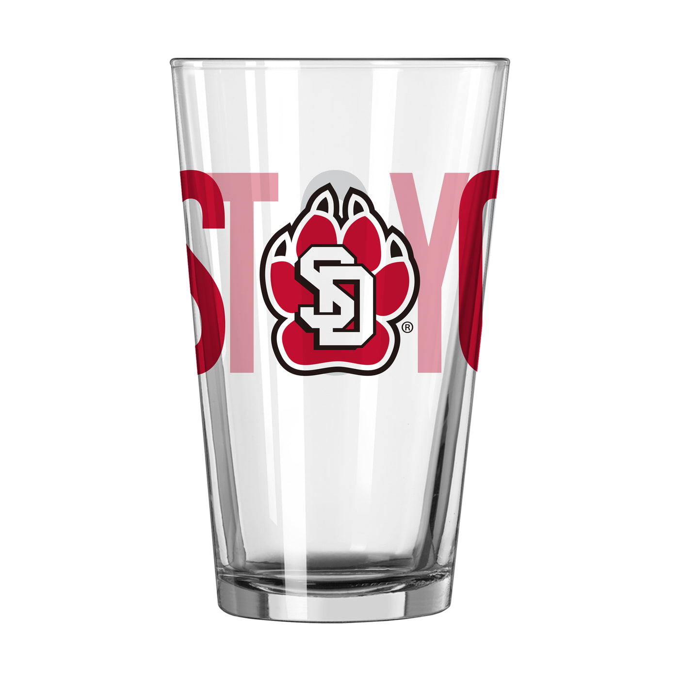 South Dakota 16oz Overtime Pint Glass - Logo Brands