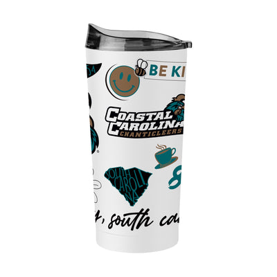 Coastal Carolina 20oz Native Powder Coat Tumbler - Logo Brands