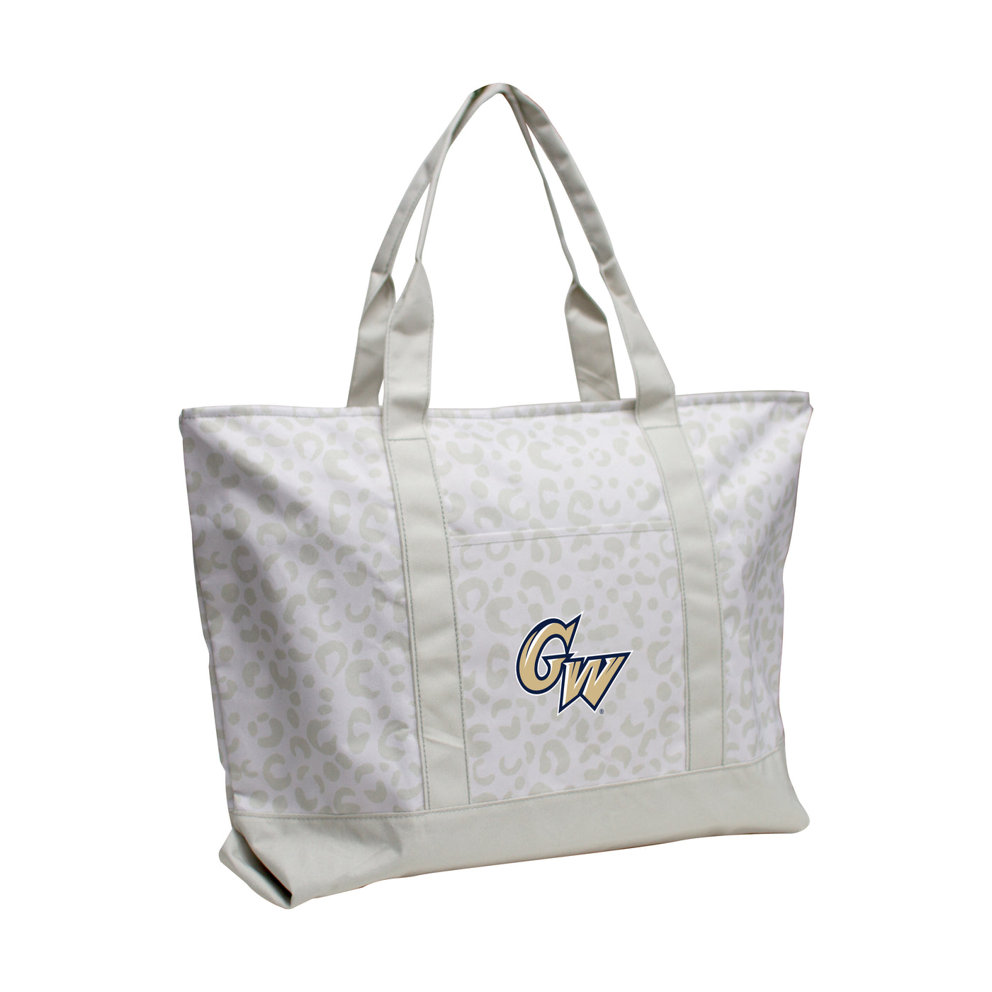 George Washington Leopard Pattern Tote - Logo Brands