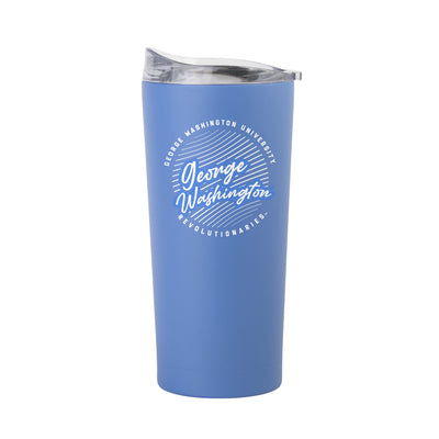 George Washington 20oz Retro Script Powder Coat Tumbler - Logo Brands