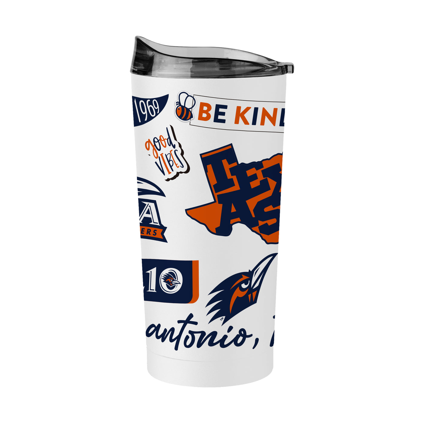 Texas - San Antonio 20oz Native Powder Coat Tumbler - Logo Brands