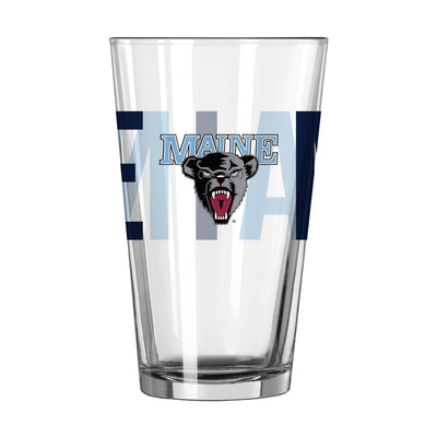 Maine 16oz Overtime Pint Glass - Logo Brands