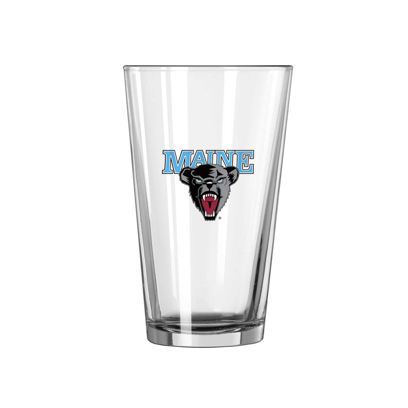 Maine 16oz Logo Pint Glass - Logo Brands