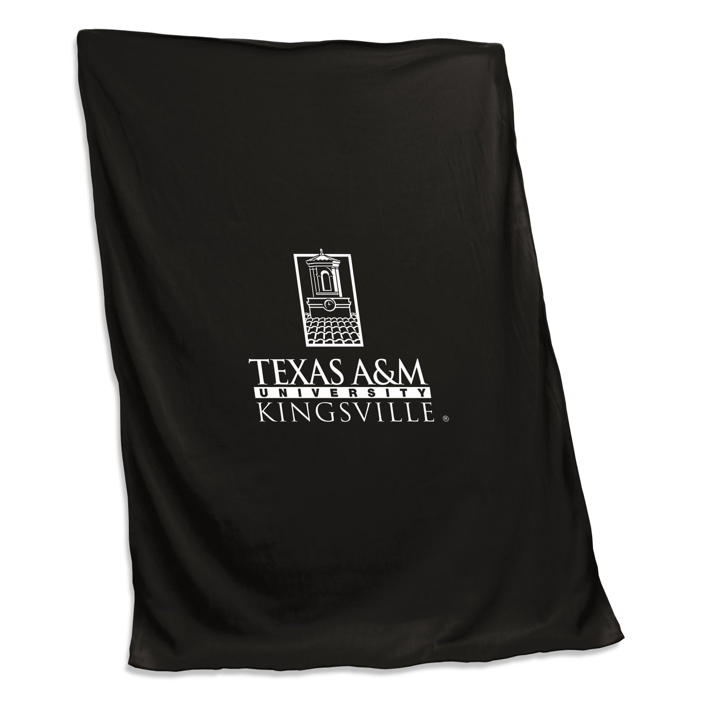 Texas A&M - Kingsville Black Screened Sweatshirt Blanket - Logo Brands