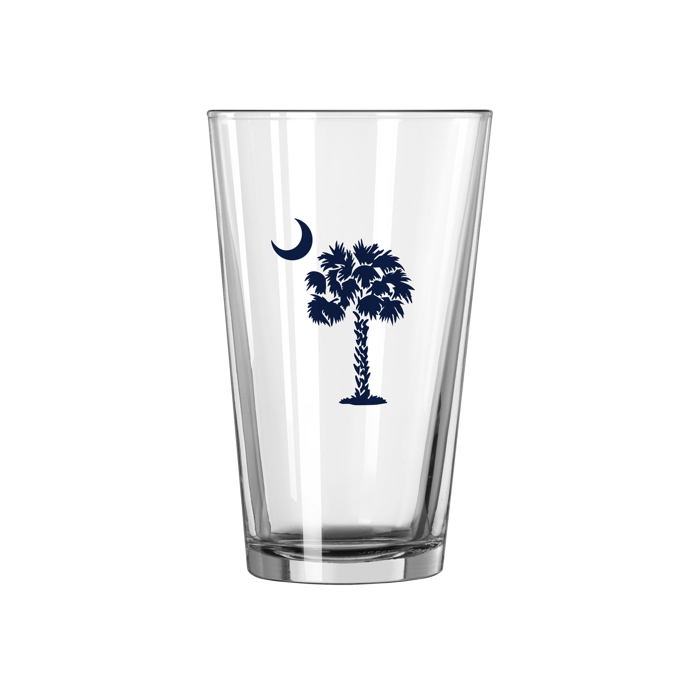 Palmetto Moon 16oz Logo Pint Glass - Logo Brands