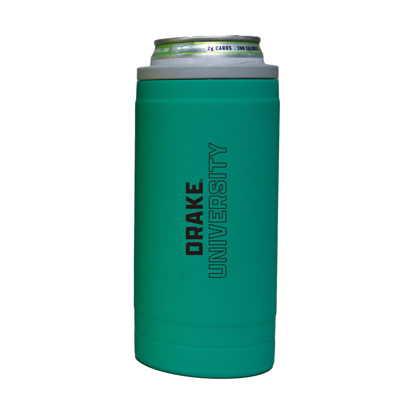 Drake 12oz Optic Stacked Soft Touch Slim Coolie - Logo Brands