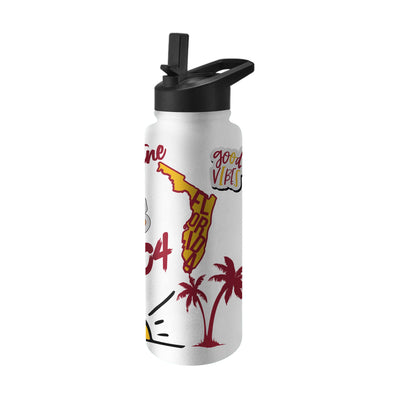 Flagler College 34oz Native Quencher Bottle - Logo Brands