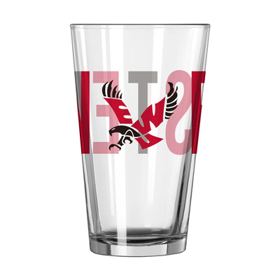 Eastern Washington 16oz Overtime Pint Glass - Logo Brands