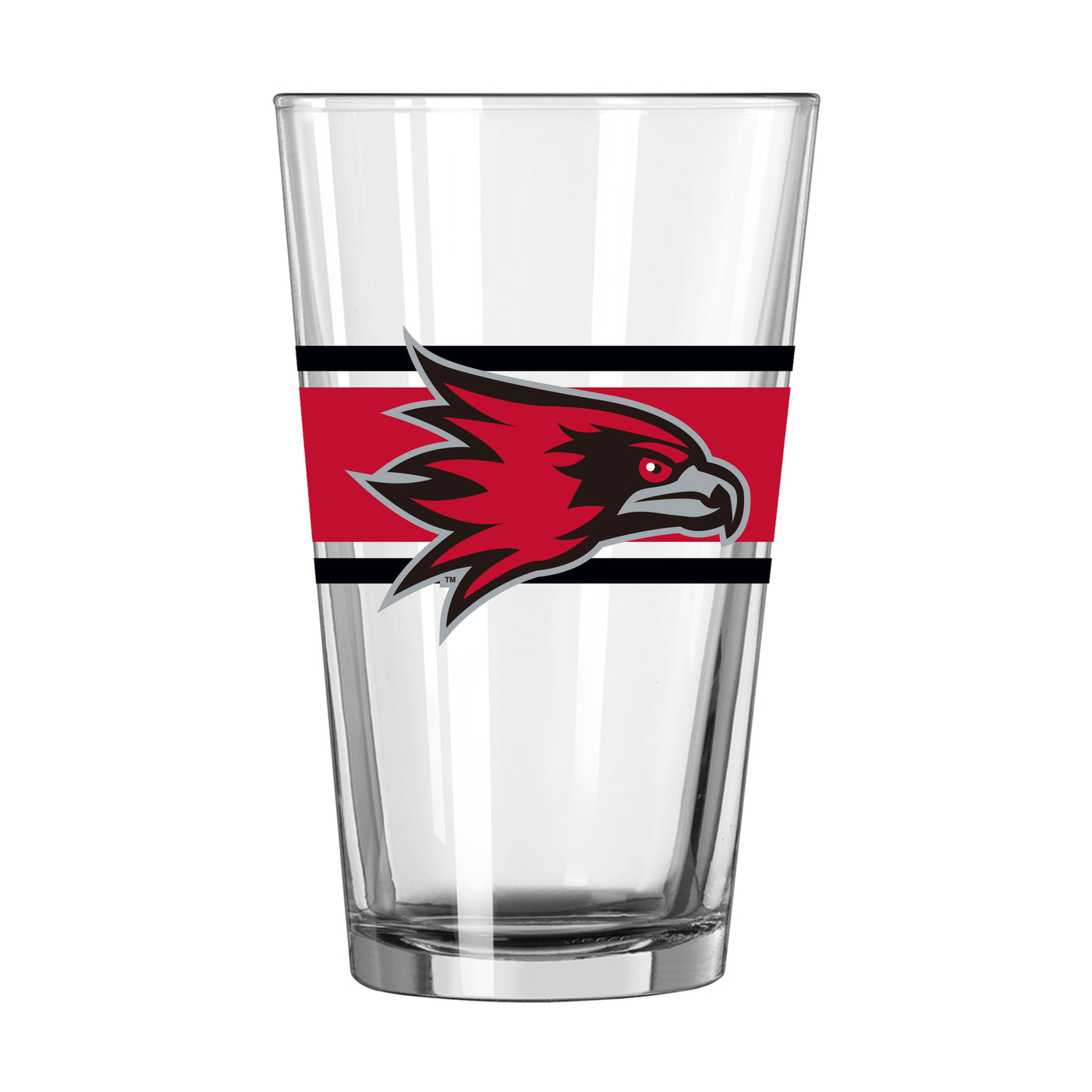 Southeast Missouri 16oz Stripe Pint Glass - Logo Brands