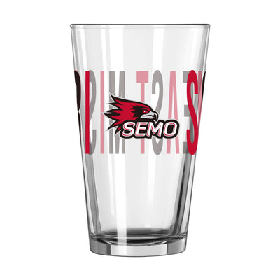 Southeast Missouri 16oz Overtime Pint Glass - Logo Brands