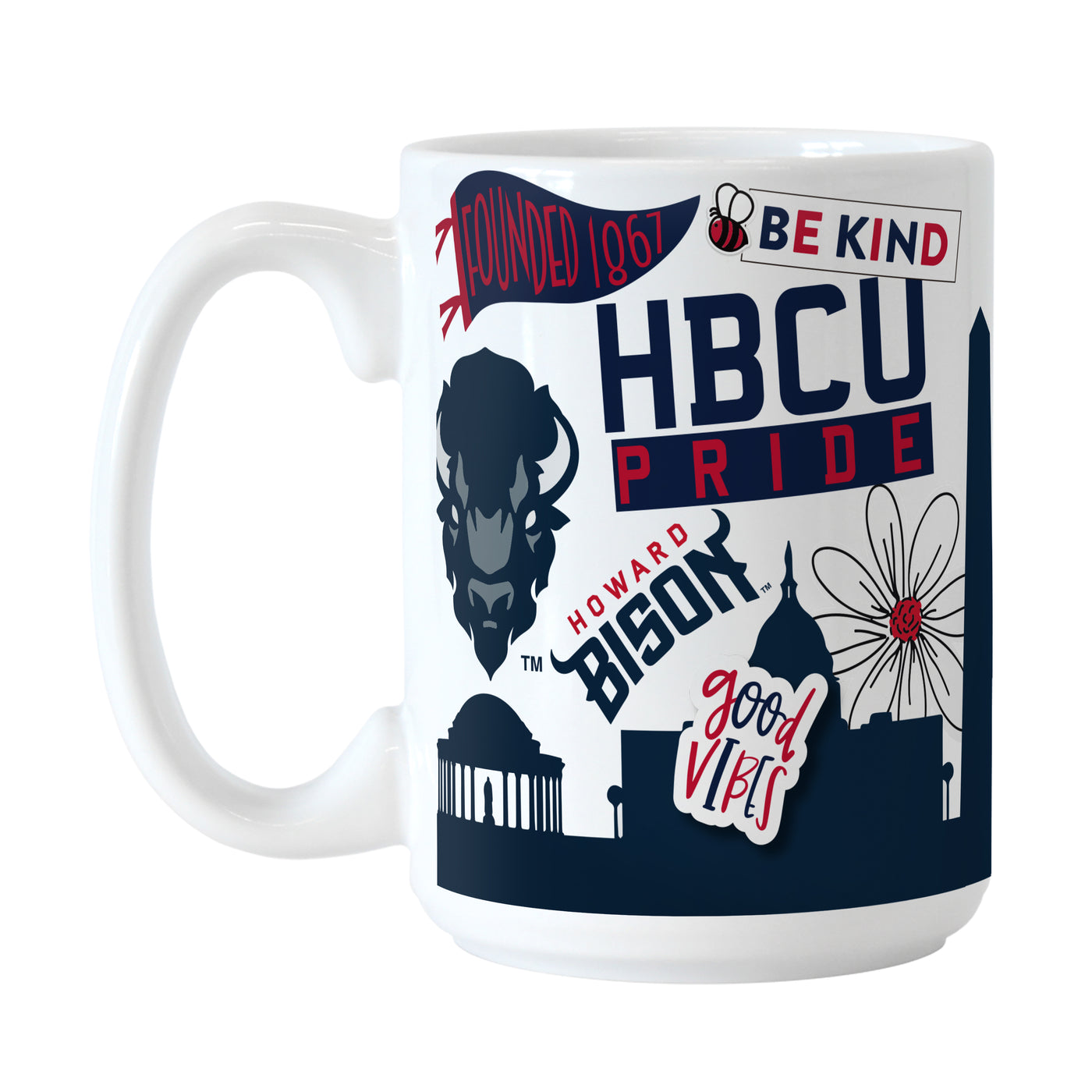 Howard University 15oz Native Sublimated Mug