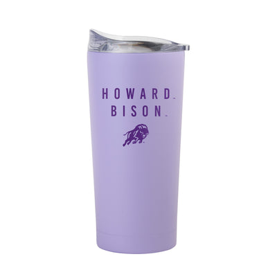 Howard University 20oz Tonal Lavender Powder Coat Tumbler - Logo Brands