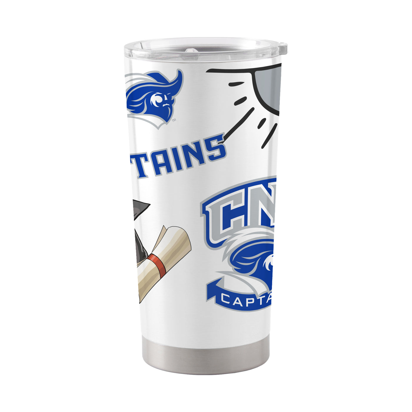 Christopher Newport U 20oz Native Stainless Tumbler