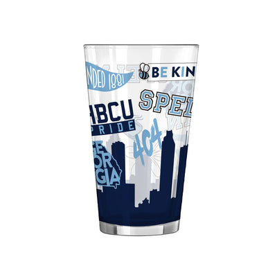 Spelman College 16oz Native Pint Glass - Logo Brands