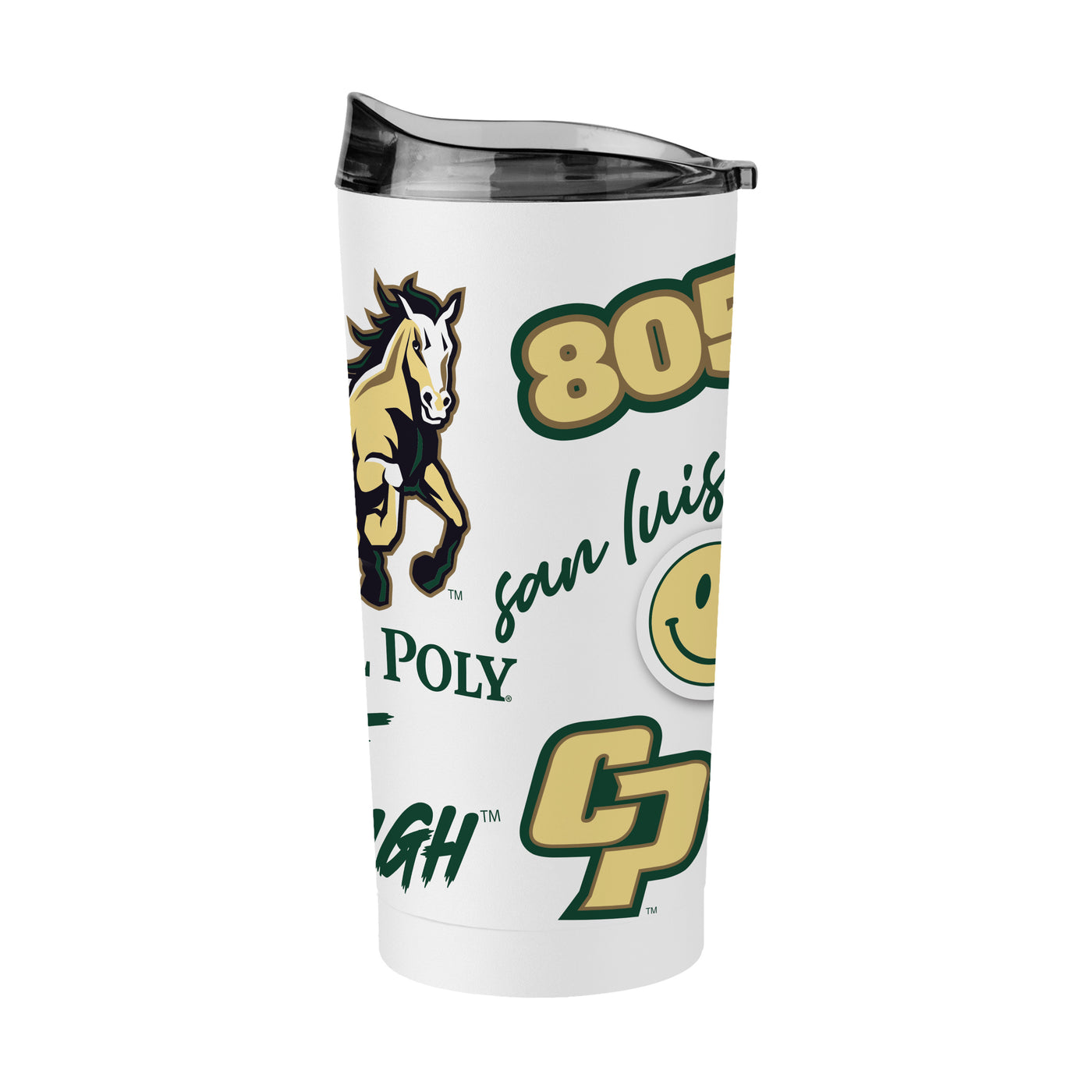 California Poly 20oz Native Powder Coat Tumbler - Logo Brands