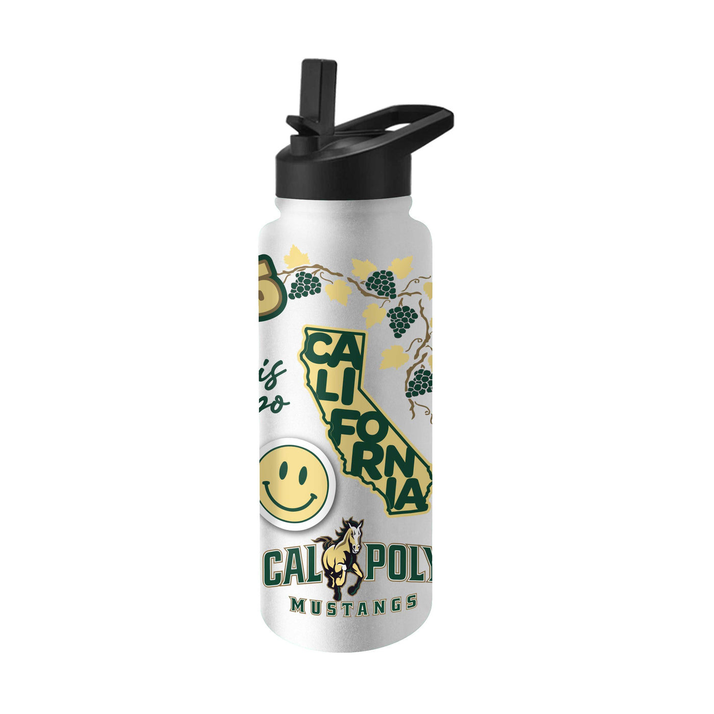 Cal Poly 34oz Native Quencher Bottle