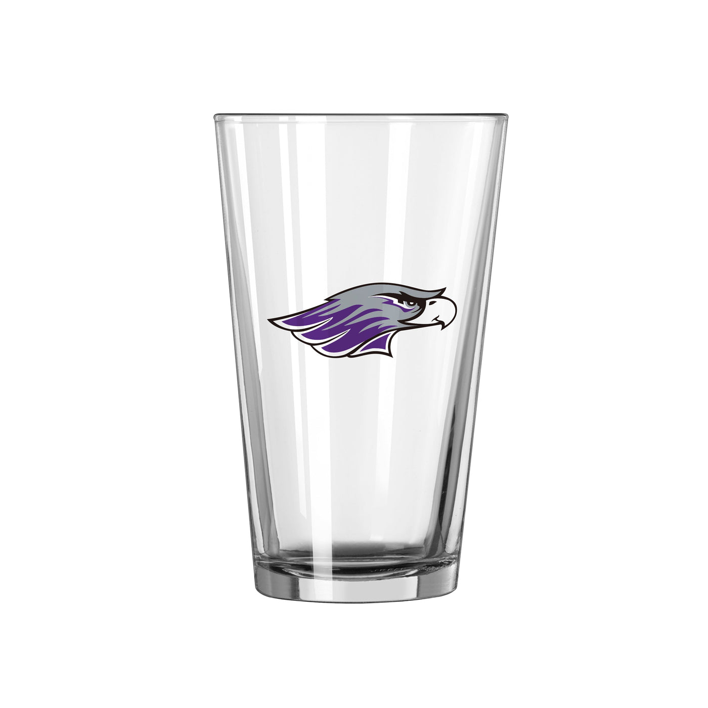 Wisconsin Whitewater 16oz Logo Pint Glass - Logo Brands