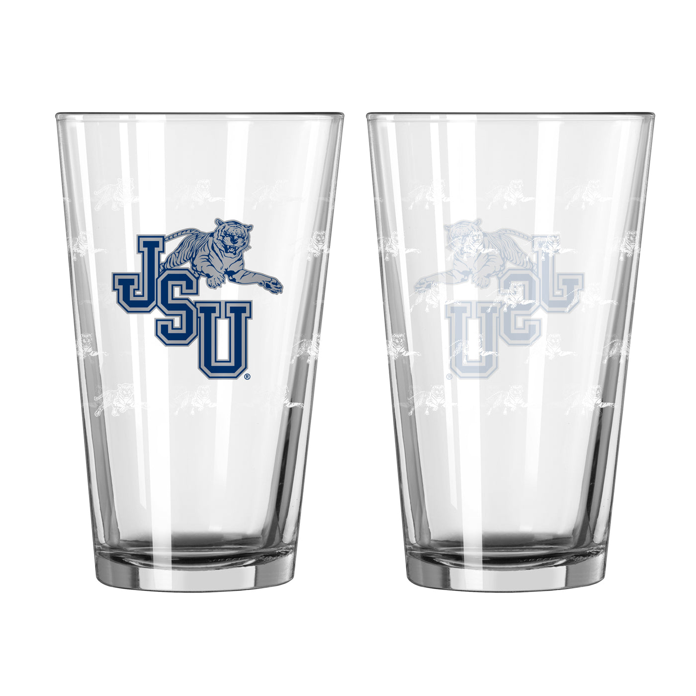 Jackson State 16oz Satin Etch Pint Glass - Logo Brands