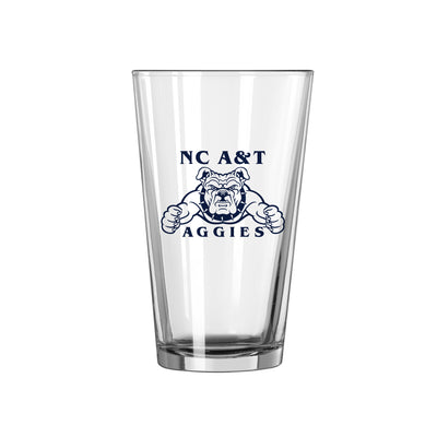 NC A&T 16oz Gameday Pint Glass - Logo Brands