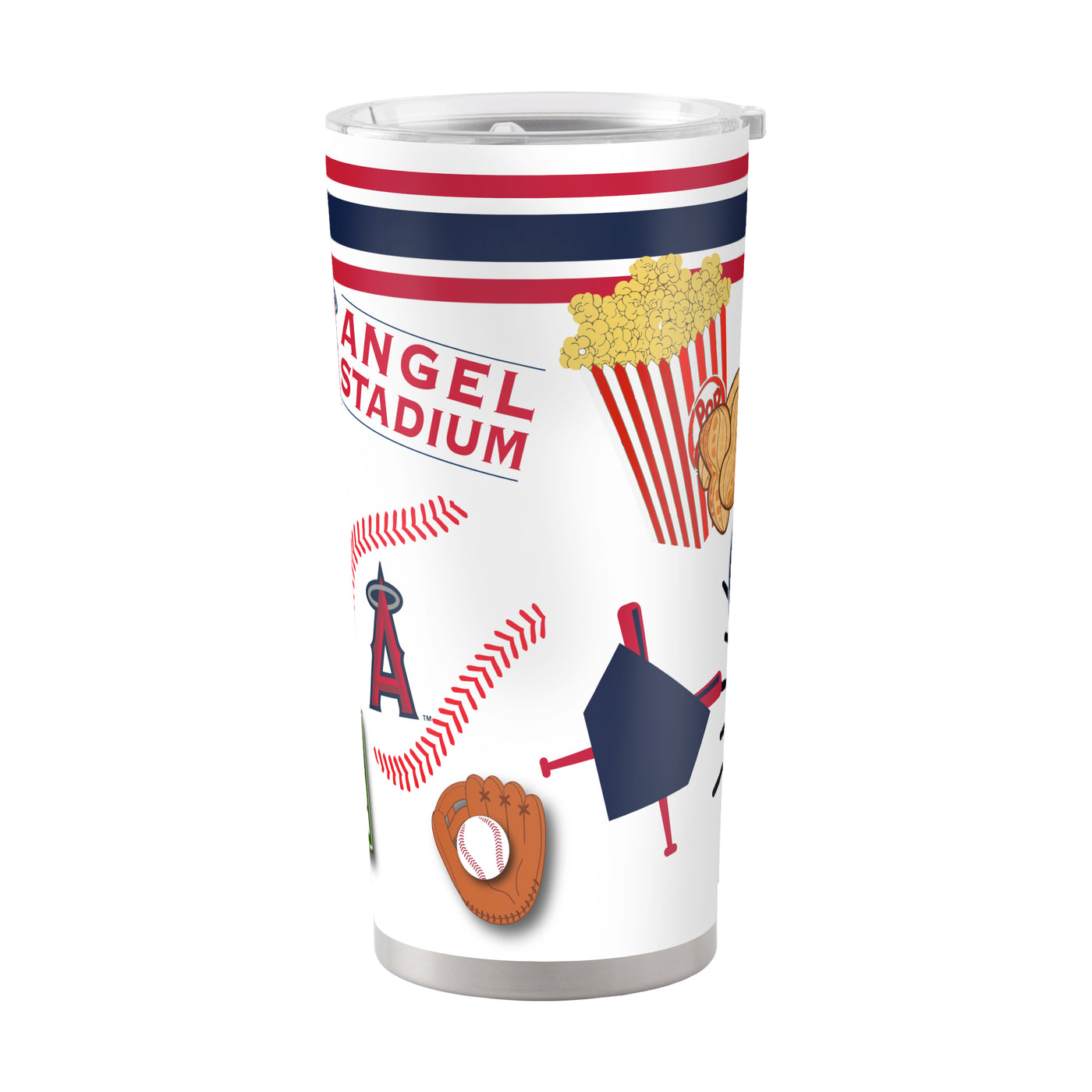 Los Angeles Angels 20oz Native Stainless Steel Tumbler - Logo Brands