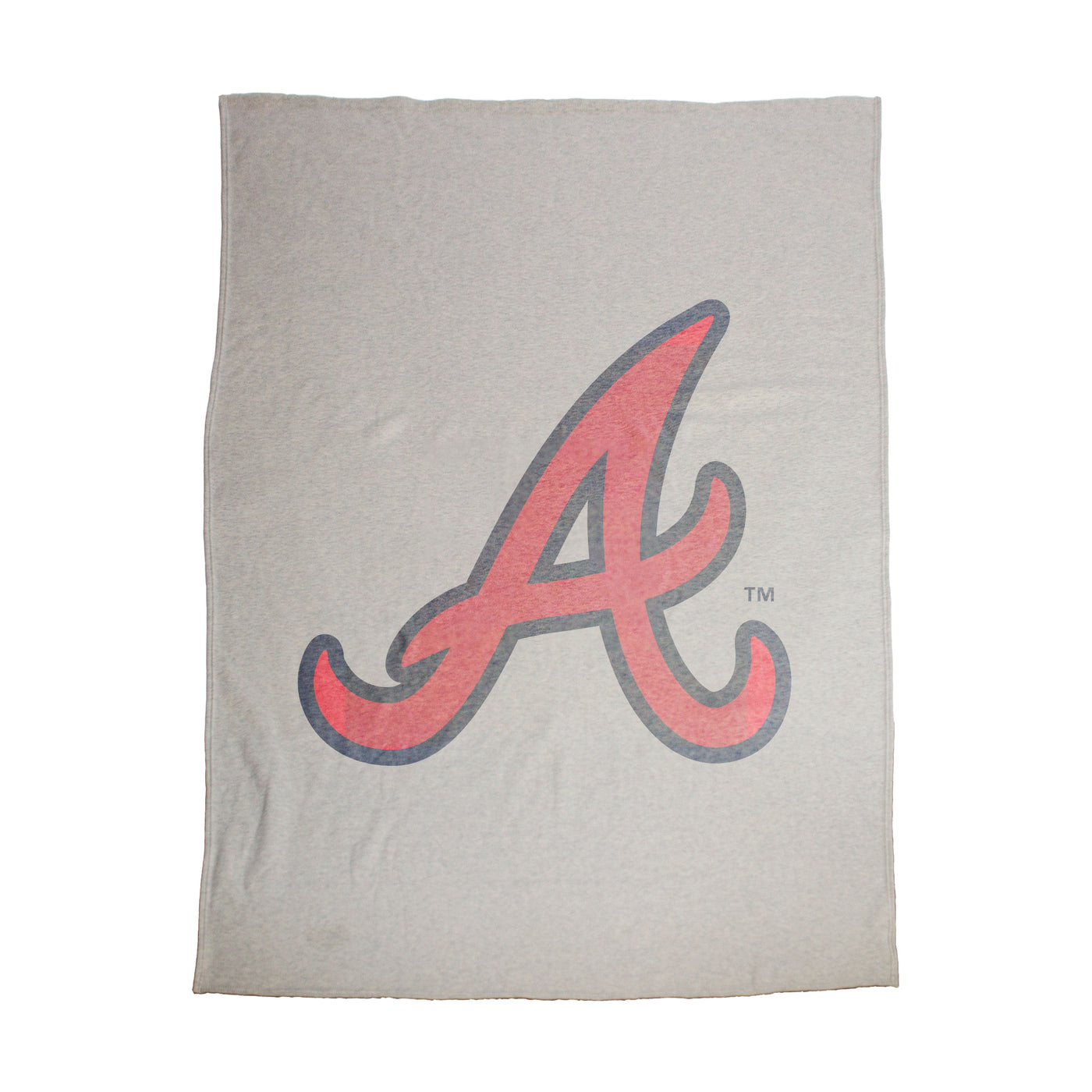 Atlanta Braves Oversized Logo Sublimated Sweatshirt Blanket