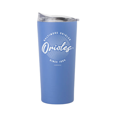 Baltimore Orioles 20oz Retro Script Arctic Powder Coat Tumbler - Logo Brands