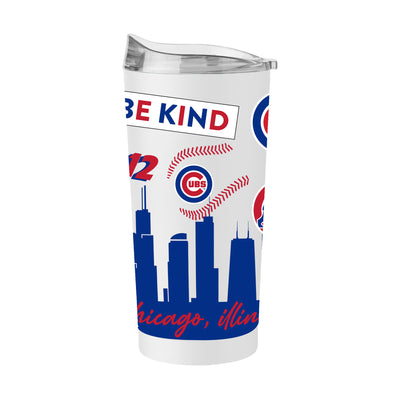 Chicago Cubs 20oz Native Powder Coat Tumbler - Logo Brands