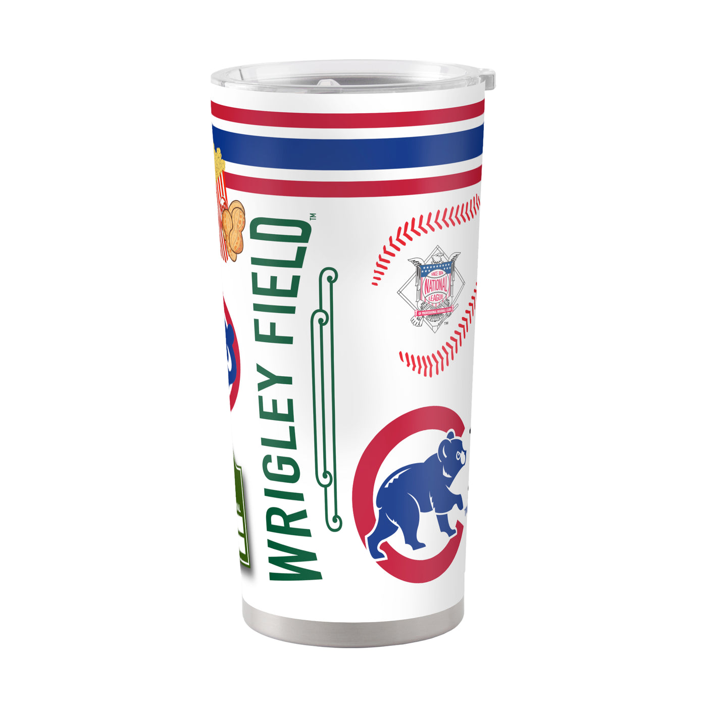 Chicago Cubs 20oz Native Stainless Steel Tumbler