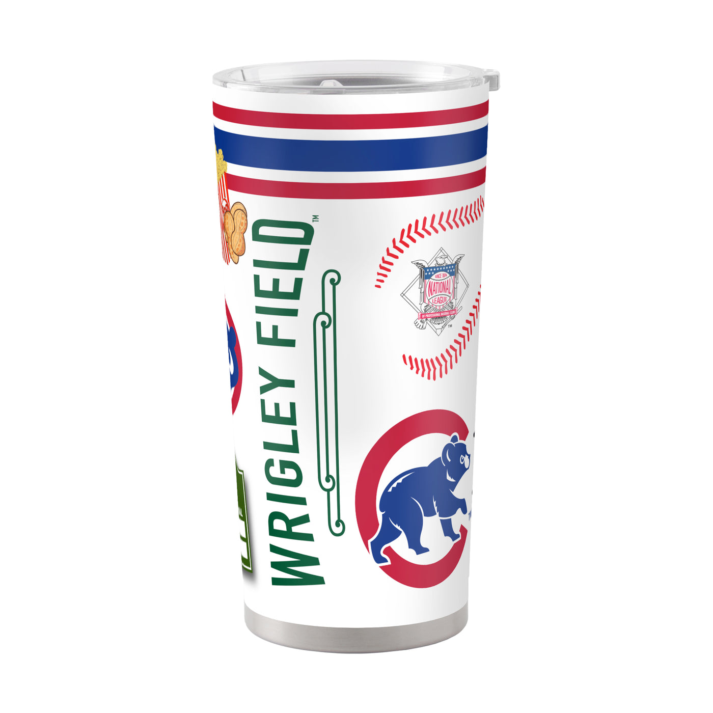 Chicago Cubs 20oz Native Stainless Steel Tumbler - Logo Brands