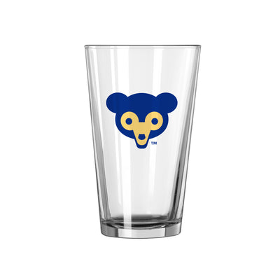 Chicago Cubs 1969 Cub Face 16oz Pint Glass - Logo Brands