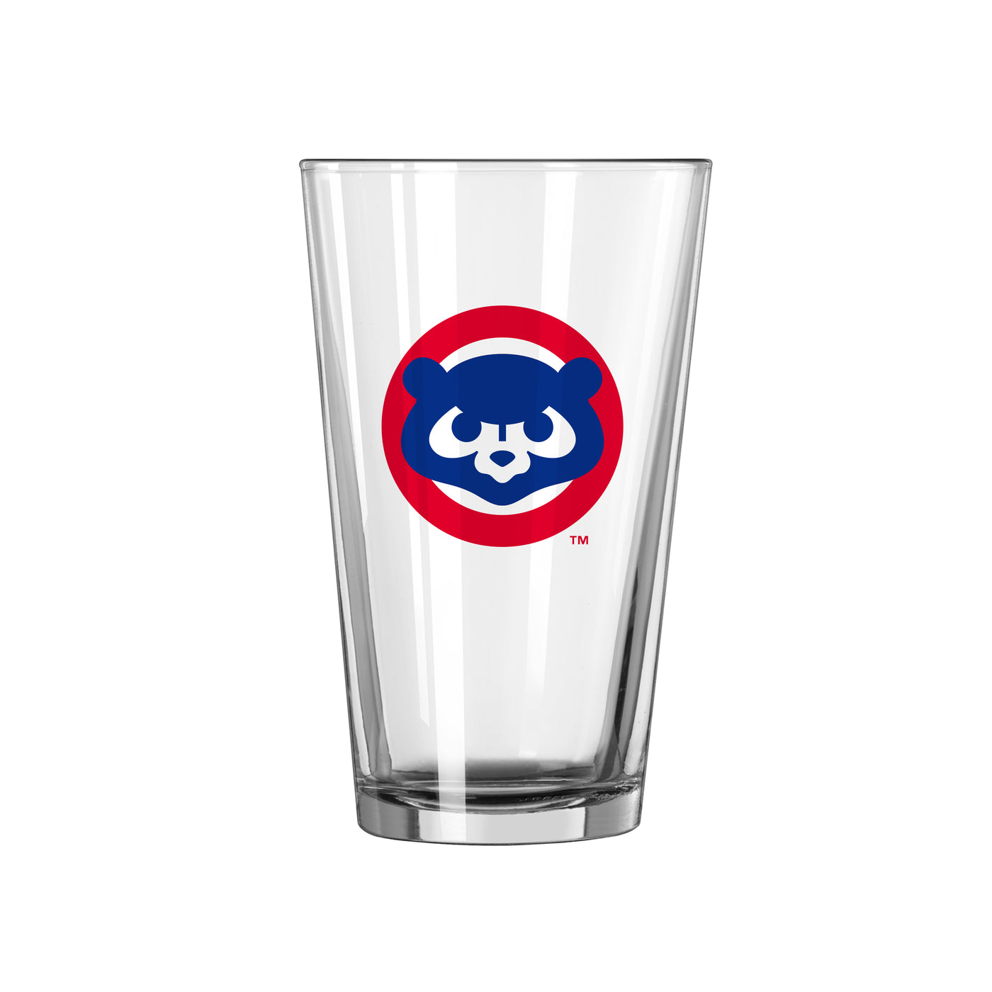 Chicago Cubs 1984 Cub Face 16oz Pint Glass - Logo Brands