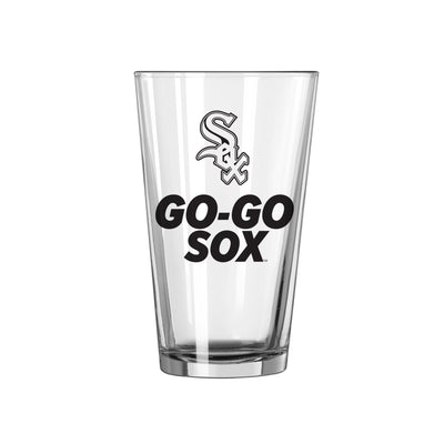 Chicago White Sox 16oz Slogan Pint Glass - Logo Brands