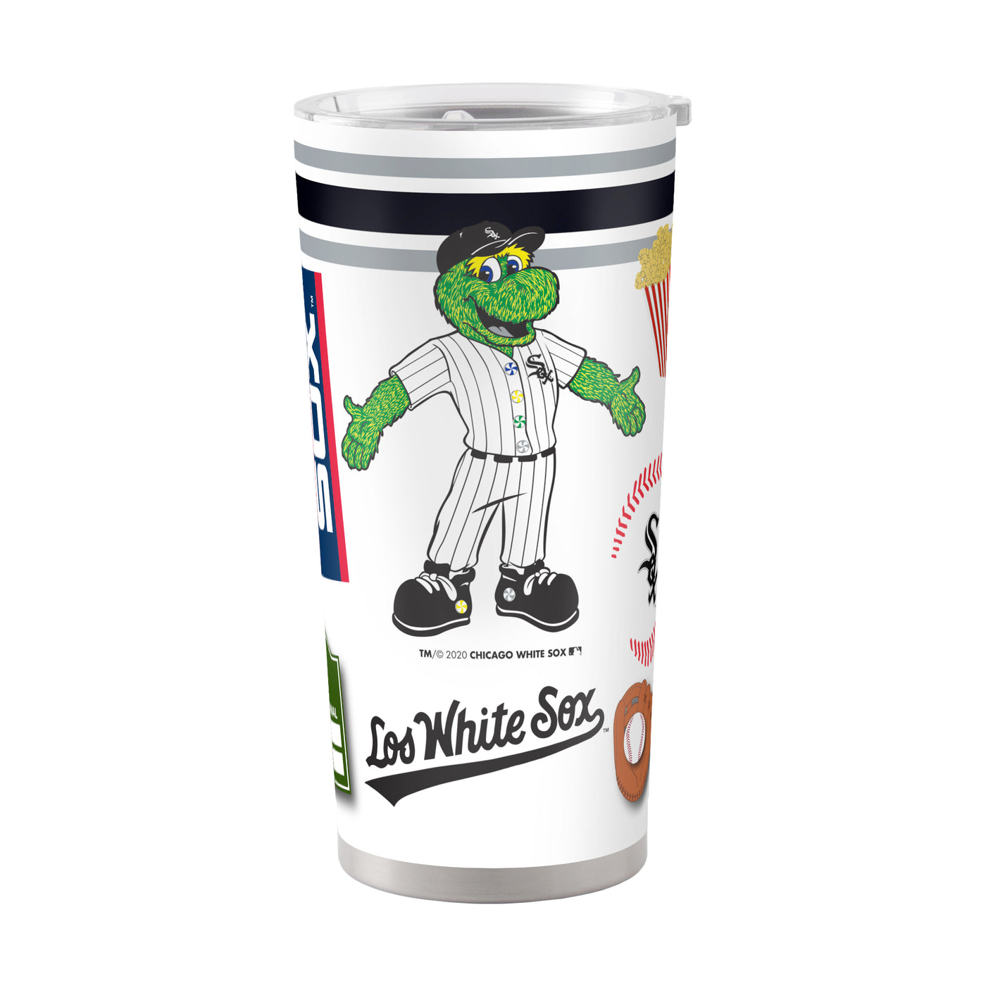 Chicago White Sox 20oz Native Stainless Steel Tumbler - Logo Brands