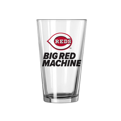 Cincinnati Reds 16oz Slogan Pint Glass - Logo Brands